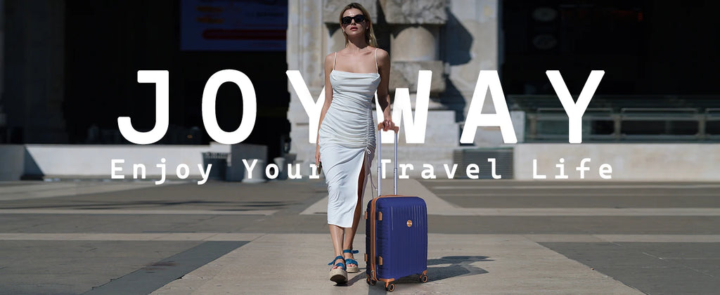 Joyway Sets 5 Piece Suitcase Set, PP Hardshell Carry on Suitcase Set, Travel Suitcases with Double Spinner Wheels and TSA Lock