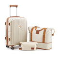 Joyway Sets 5 Piece Suitcase Set, PP Hardshell Carry on Suitcase Set, Travel Suitcases with Double Spinner Wheels and TSA Lock