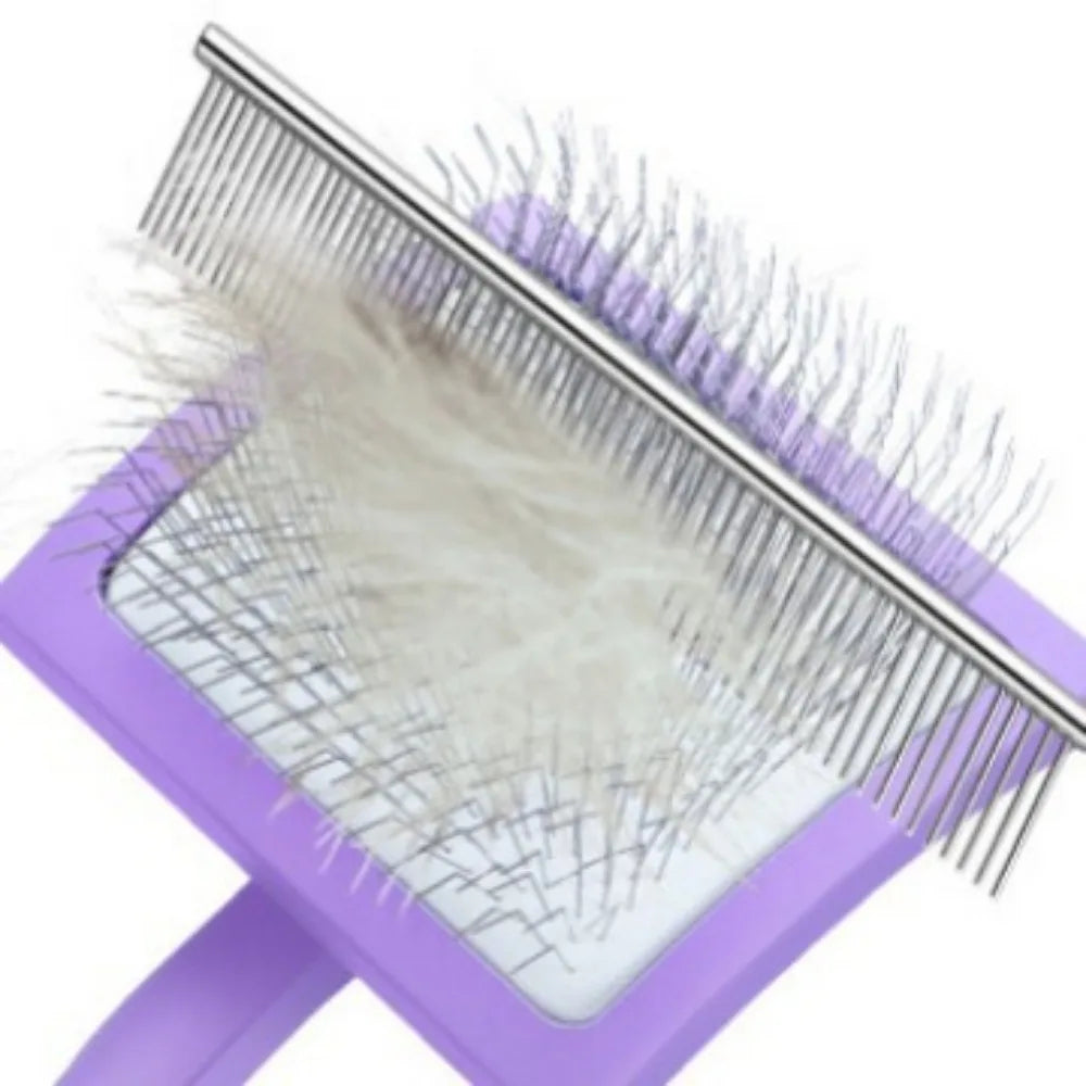 Pet Grooming Hair Remover Brush Manual Household Beauty Hairbrush Long Handle Professional Reusable Deshedding Rake