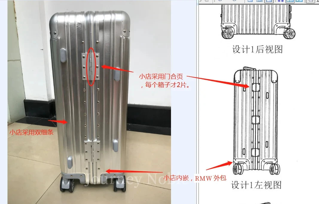 New All Aluminum Travel Luggage High End Fashion Luggage Perfect For Boarding Spinner International Brand Travel Suitcase