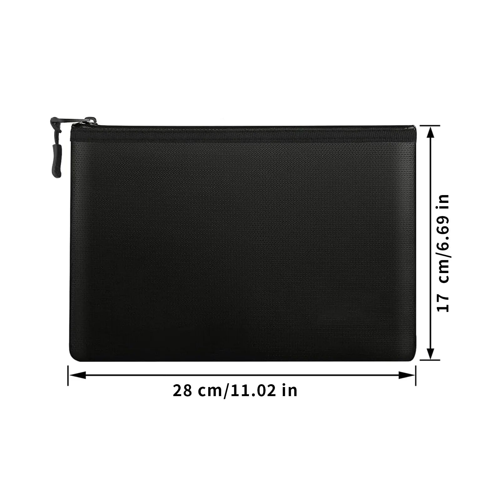 Waterproof Money Bags Fire Safe Storage Pouch with Zipper Cash File Envelope Holder for Home Office Fireproof Document Bag