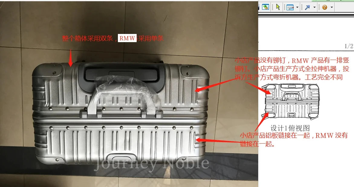 New All Aluminum Travel Luggage High End Fashion Luggage Perfect For Boarding Spinner International Brand Travel Suitcase