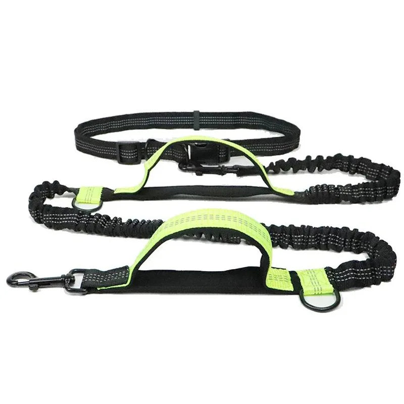 Hands Free Dog  Leash for Pet Walking Running Retractable Elastic Belt Dog Traction Rope for Running Walking Pet Products