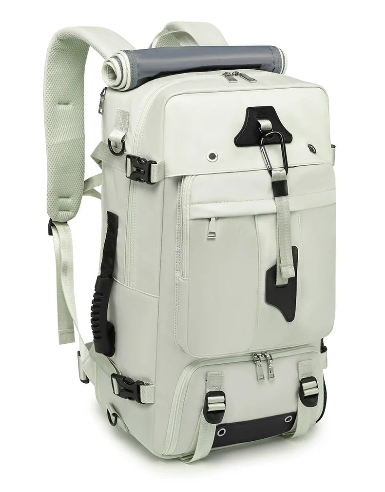 55L Large Capacity Travel Bag For Men 15.6 Inch Laptop Suitcase Backpack Multi-function Waterproof Backpack Outdoor Camping Bags