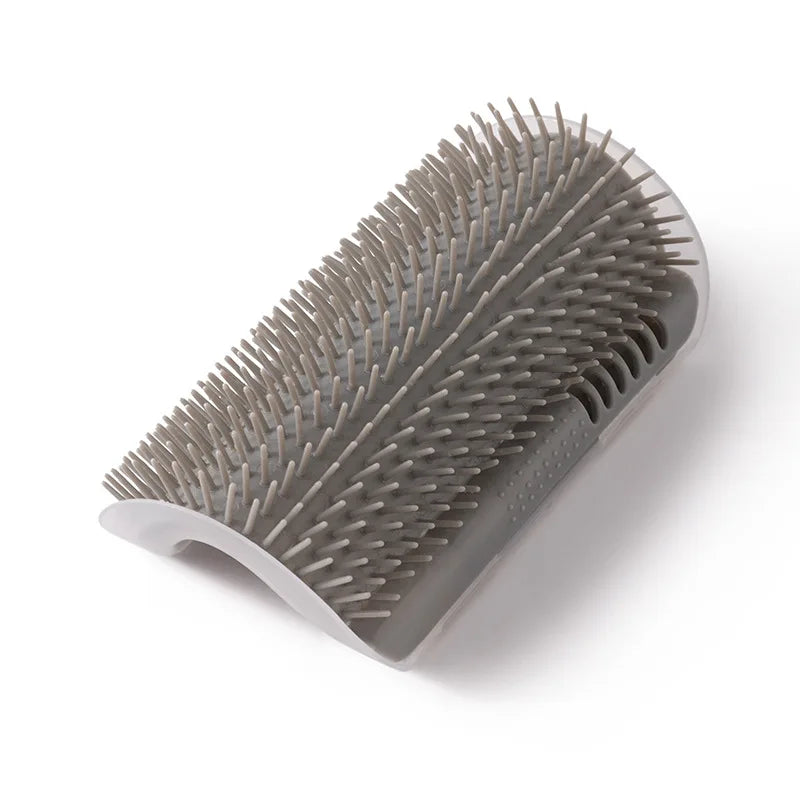 Self Grooming Brush for Cats Wall Corner Dog Massage Comb Catnip Enhanced Tickling Brush Pet Grooming Tool for Feline Self-Care