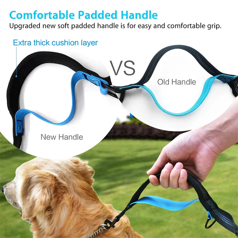Hands Free Dog  Leash for Pet Walking Running Retractable Elastic Belt Dog Traction Rope for Running Walking Pet Products